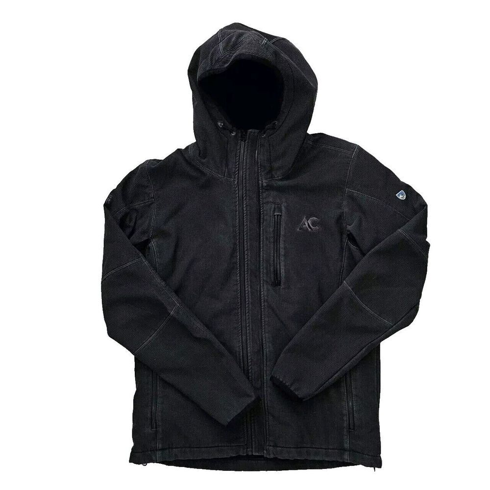 Kuhl (Mens Large) Relik Hoody Full Zip Jacket Fleece Lined Soft Shell Outdoors